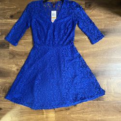 Brand New Woman’s Material Girl brand Blue Dress Up For Sale 