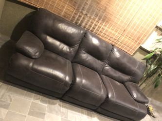 Leather sofa