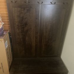 Better homes & gardens parker hall tree bench best sale