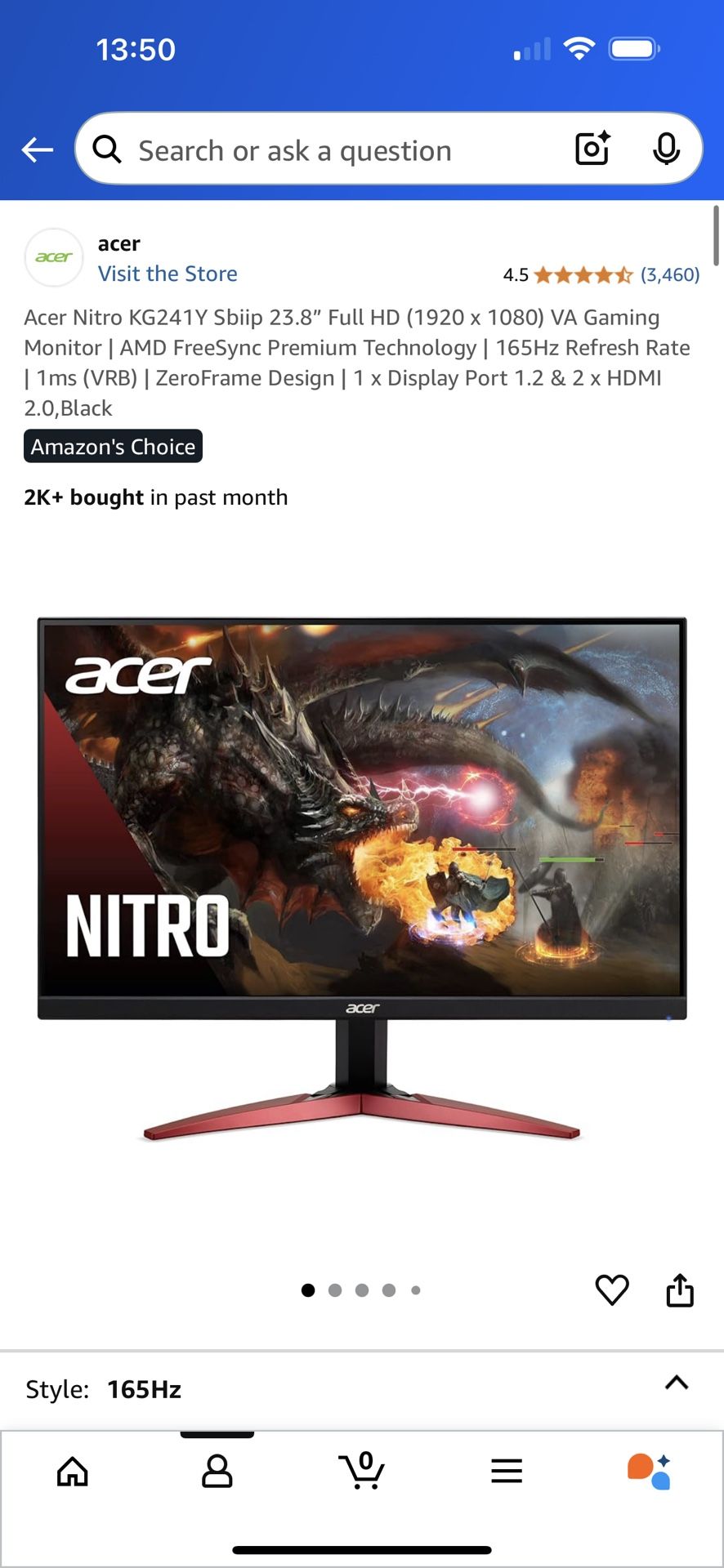 Acer Nitro Monitor