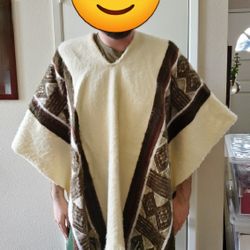 Poncho (super warm and cozy!) Large size and great condition!