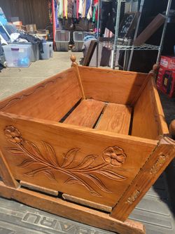 Handmade Wooden Cradle