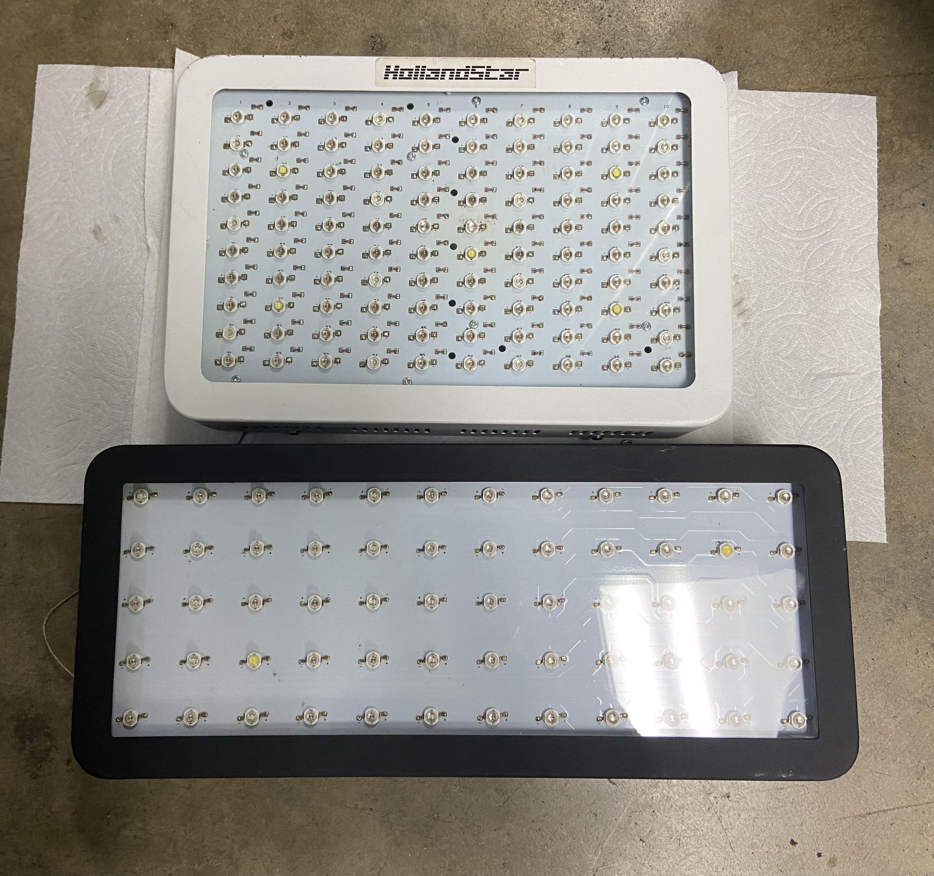 2 Units Of Grow light  Hollandstar 1000W / Phlizon 600W LED SMD LED  Indoor Plants Veg and Flower