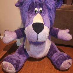 Oversized Stuffed Purple Lion