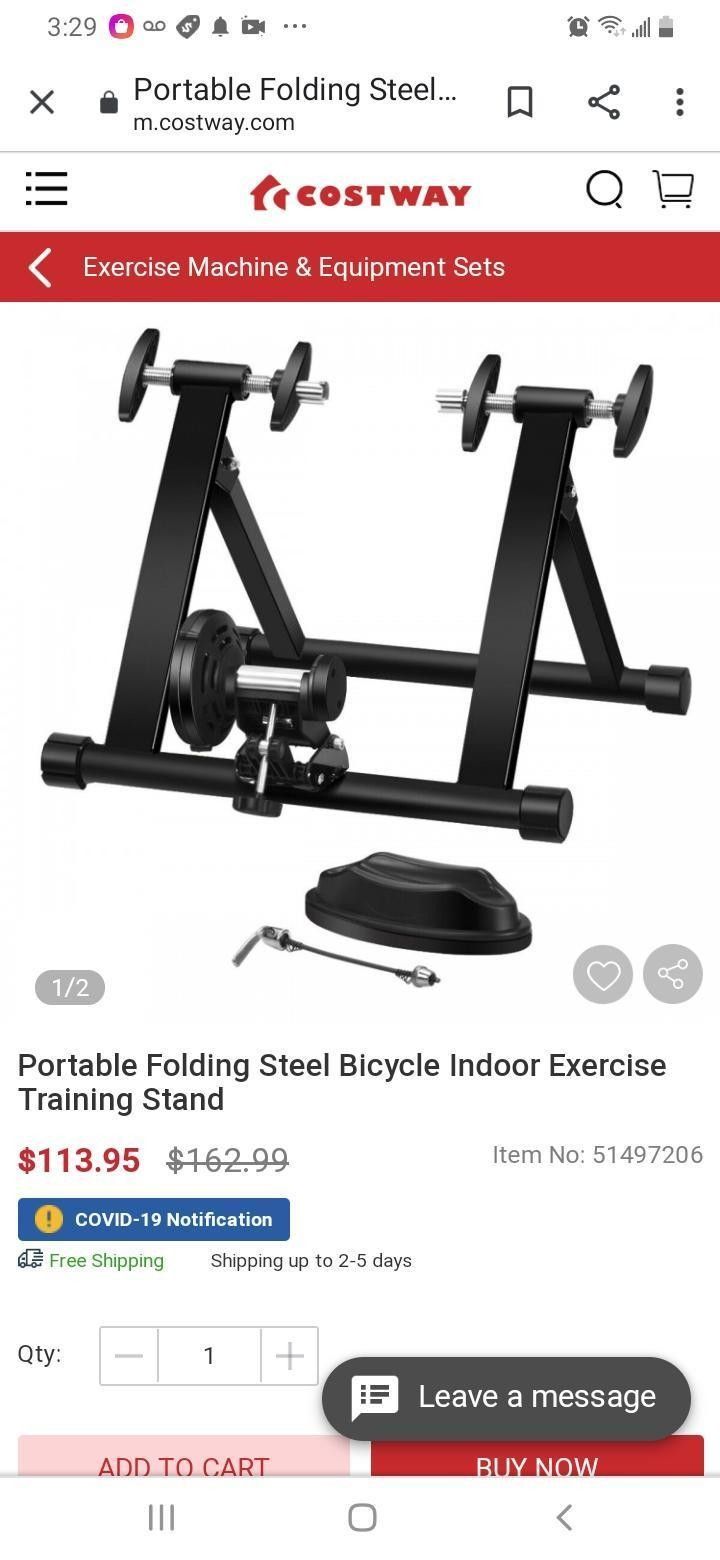 New Bicycle Exercise Training Stand