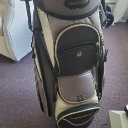 Adams Golf Club Bag With Some Clubs