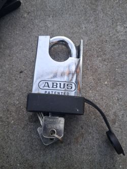 Abus lock steel