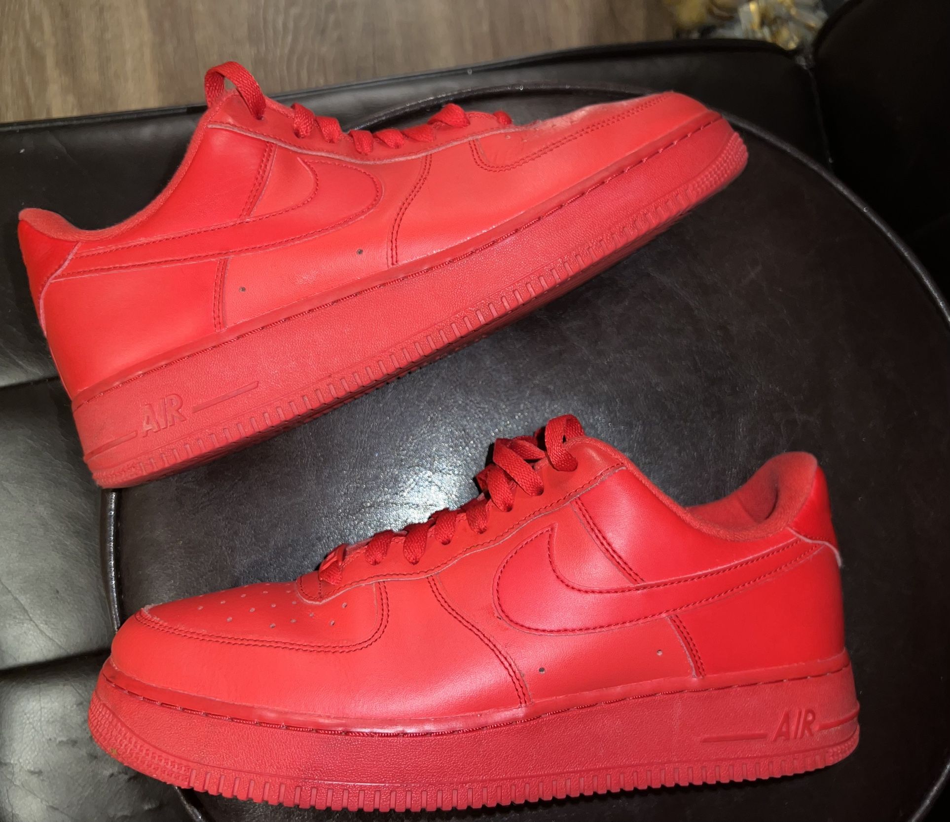 Nike Air Force 1 Low 07’ Triple Red Size U.S Men’s 10