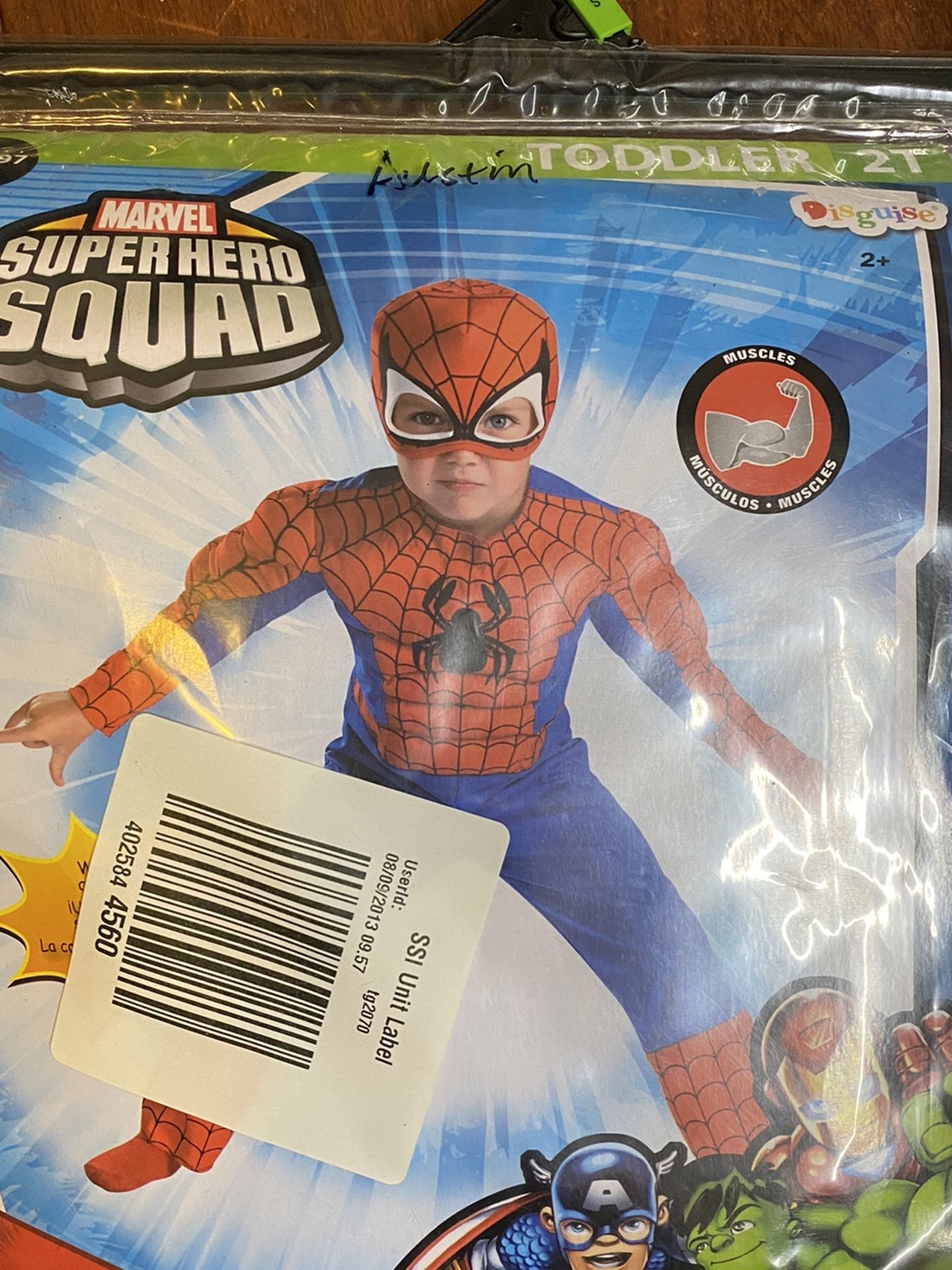 Spider Man Halloween Costume 2T