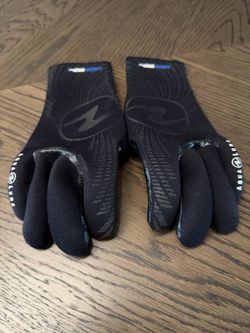 Aqua Lung Liquid Grip 3mm Scuba Dive Gloves (Small/Medium) + FREE Tilos 1mm Gloves