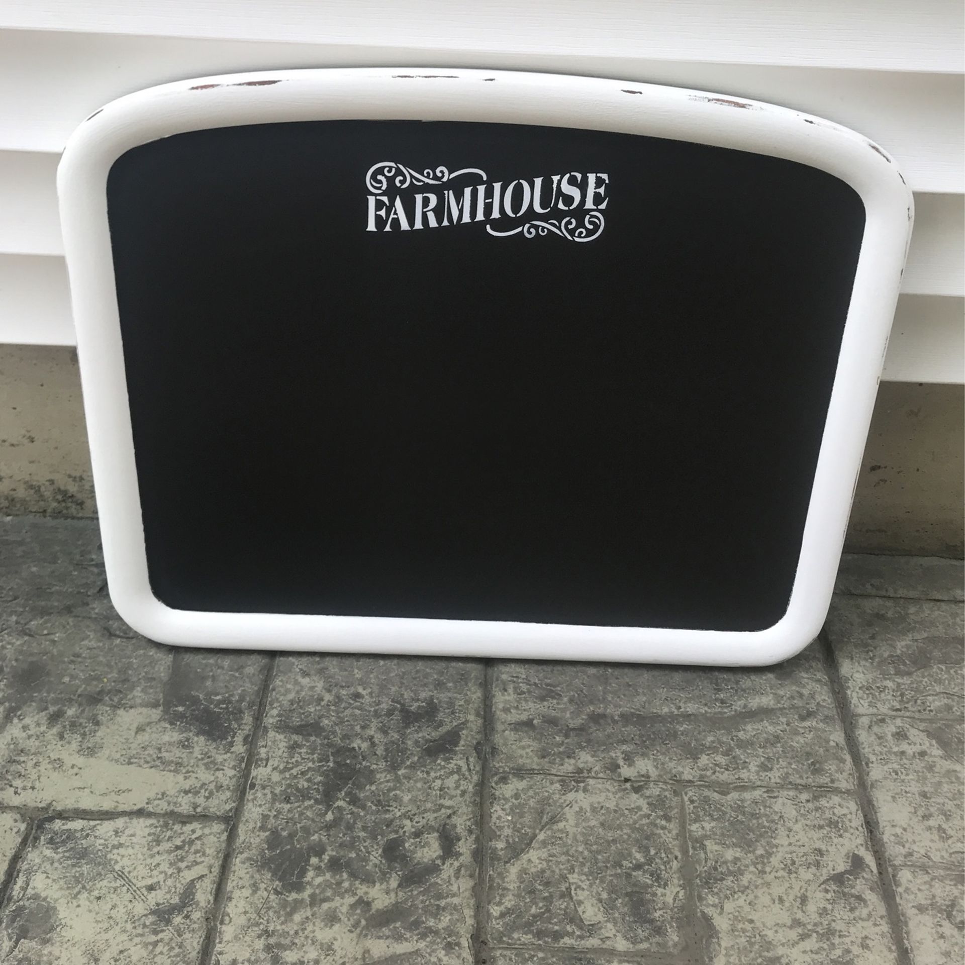 Reposted Old Mirror Turned Into Farmhouse Chalkboard