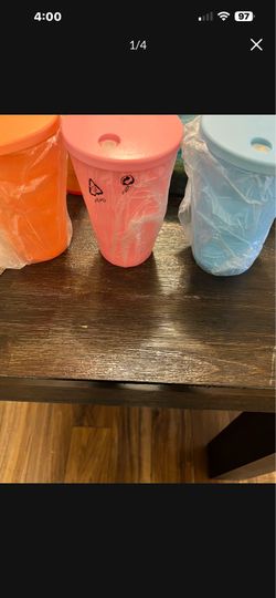 Tupperware Impressions Tumbler Set