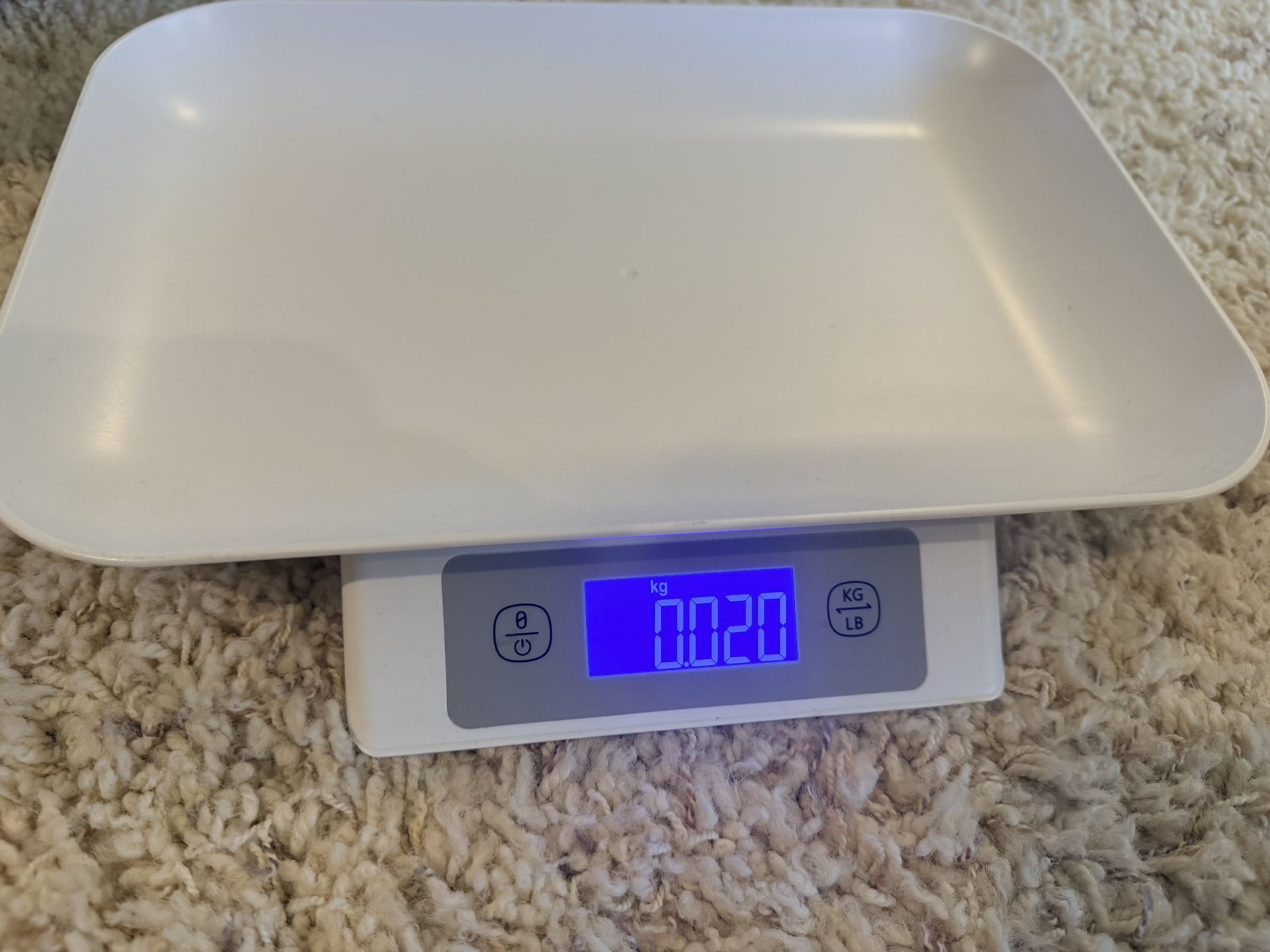 Digital Kitchen Scale with Tray – KG/LB Food Scale
