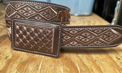 Leather unisex western