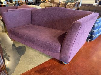 Spacious Deep Purple Couch