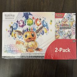 Pokemon Prismatic Evolution 2 Pack Bundle 