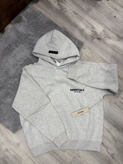 AUTHENTIC Essentials Fear of God Mens S ‘Light Oatmeal’ Hoodie