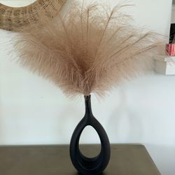 Vase & Feathers