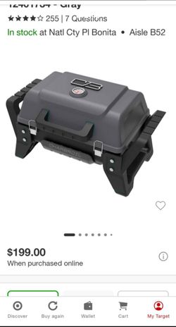 Portable table grill
