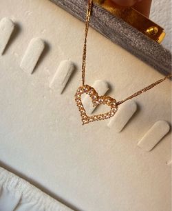 Heart pendant 18k