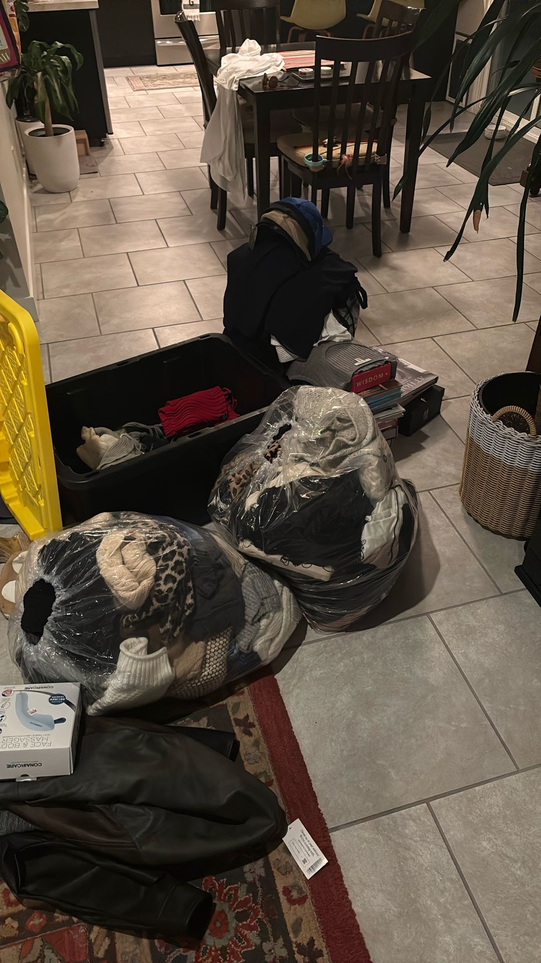 Two Large Bags Of Womens Clothing