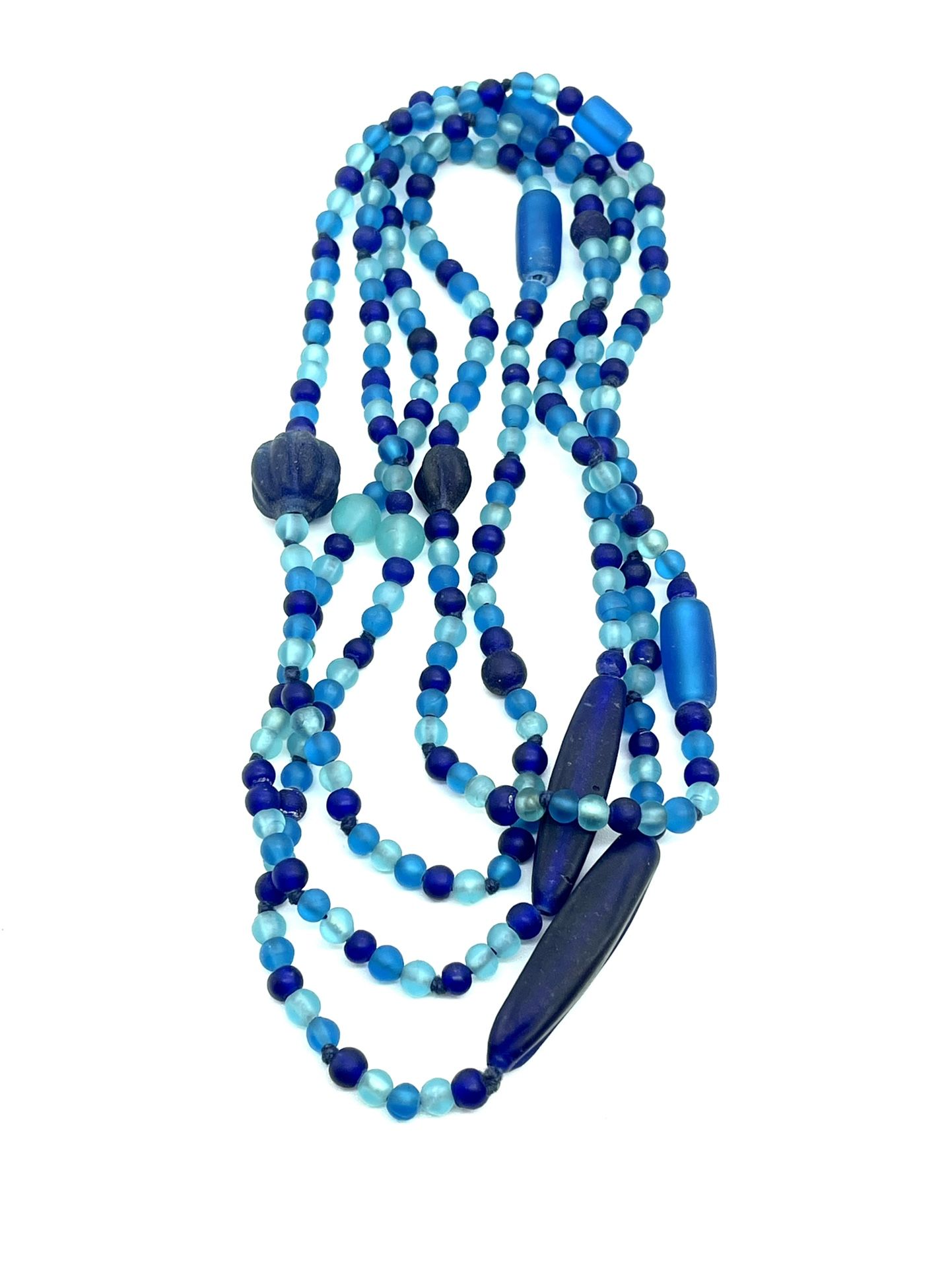 Vintage Opera Length Glass Necklace