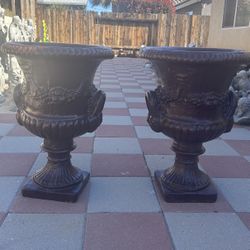 New Flower Pots Made Out Of Cement Perfect Gift 🎁 