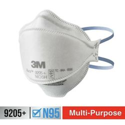 3M 9205+ N95 Aura Particulate Disposable Respirator Foldable (9-Pack)=Tools-118