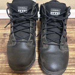 S.W.A.T. Boots Original Metro Air 5”Side Zip Men’s Size 11 1/2 W 