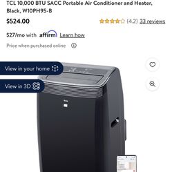 10,000 BTU , Air Conditioner 