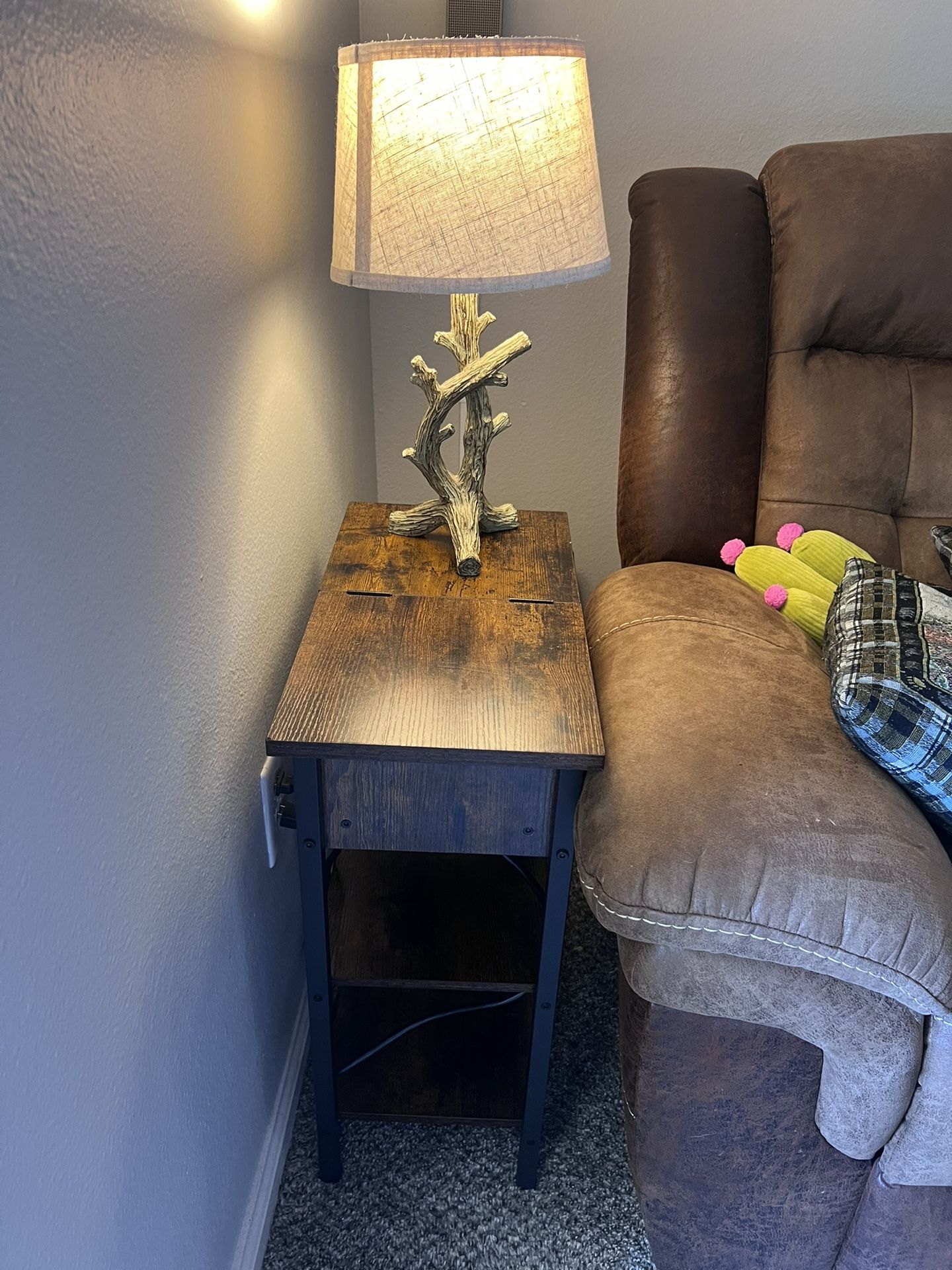 End Table Set With Outlets