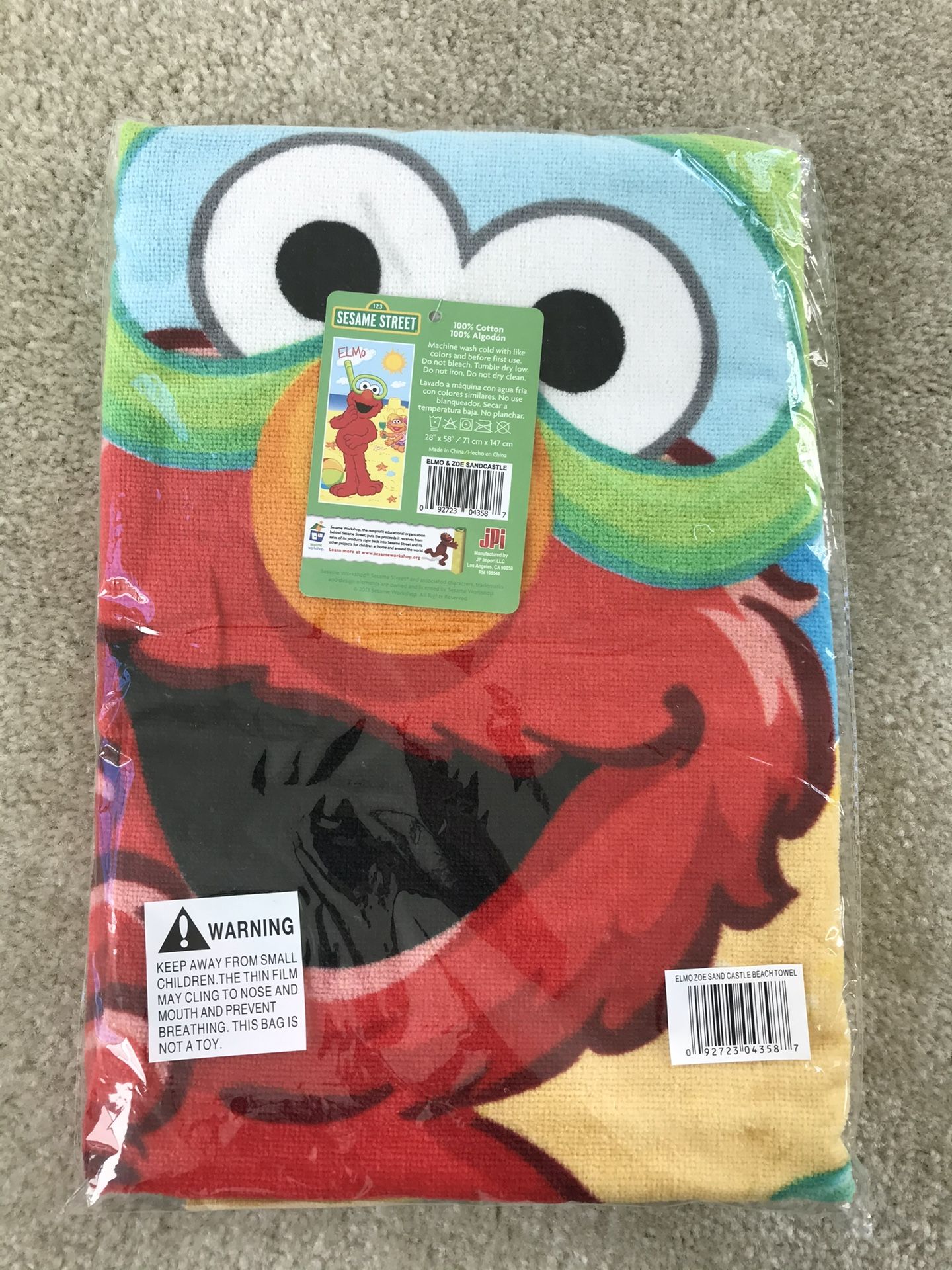 NEW Elmo Towel