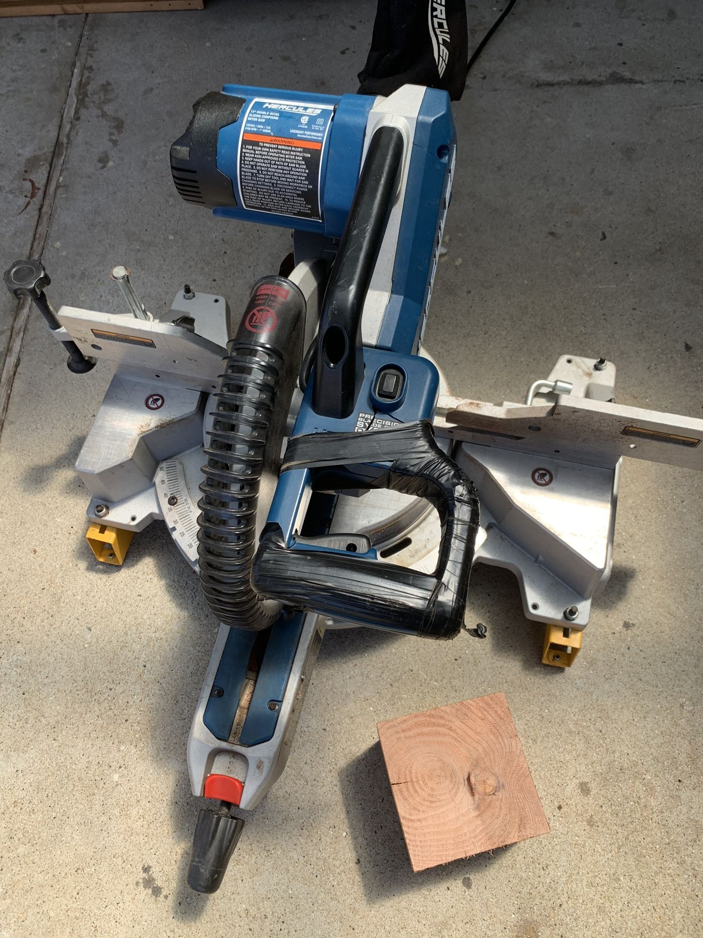Hercules 12” Sliding Miter Saw for Sale in Watsonville, CA OfferUp