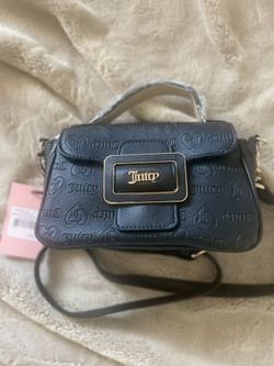 Black Made You Look Juicy Couture Crossbody