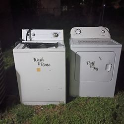 Washer And Dryer 