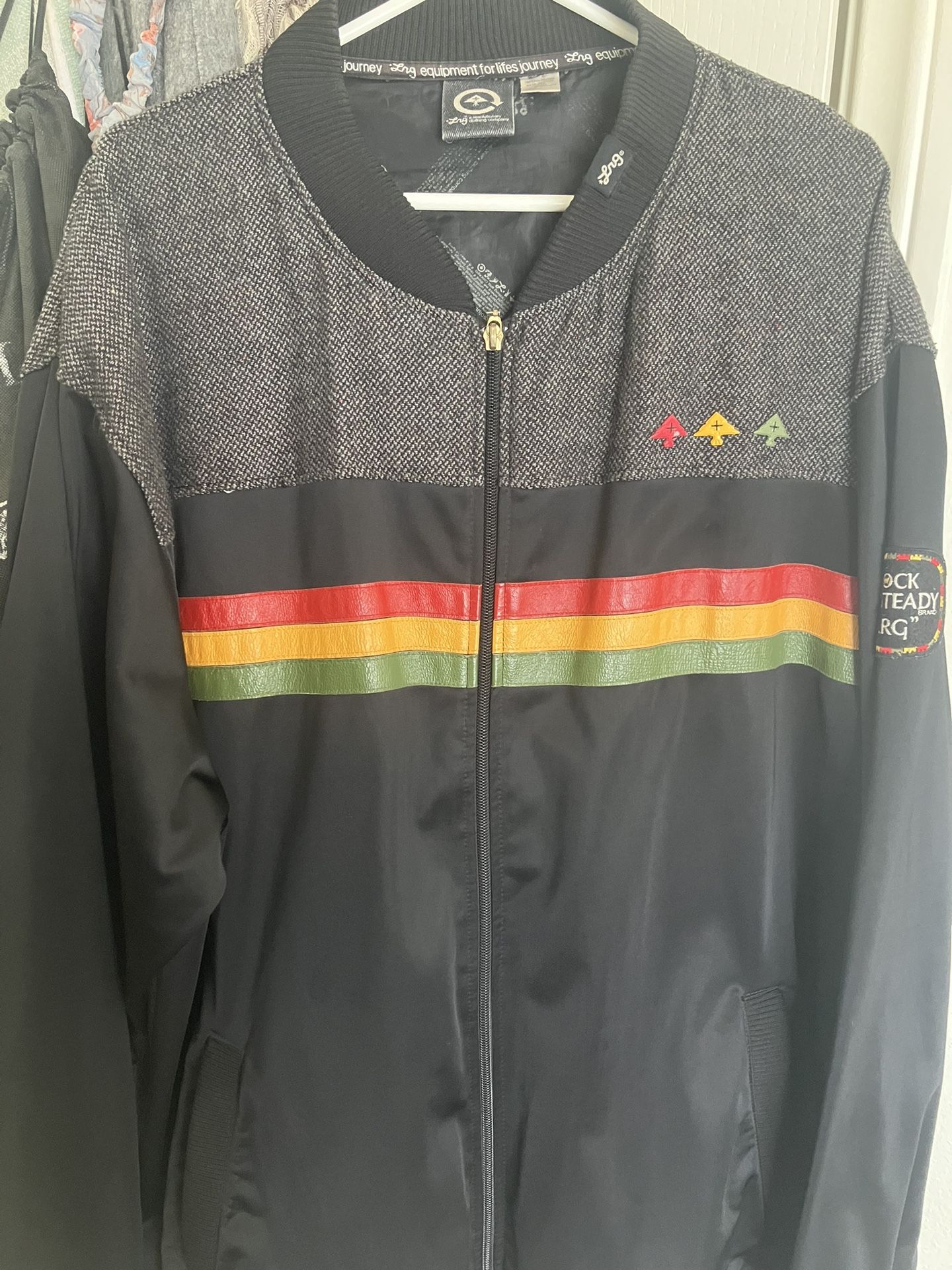 LRG Jacket Vintage Rasta Colors