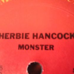 HERBIE HANCOCK MONSTER VINYL ALBUM NO COVER NO SLEEVE $10 FINAL PRICE 