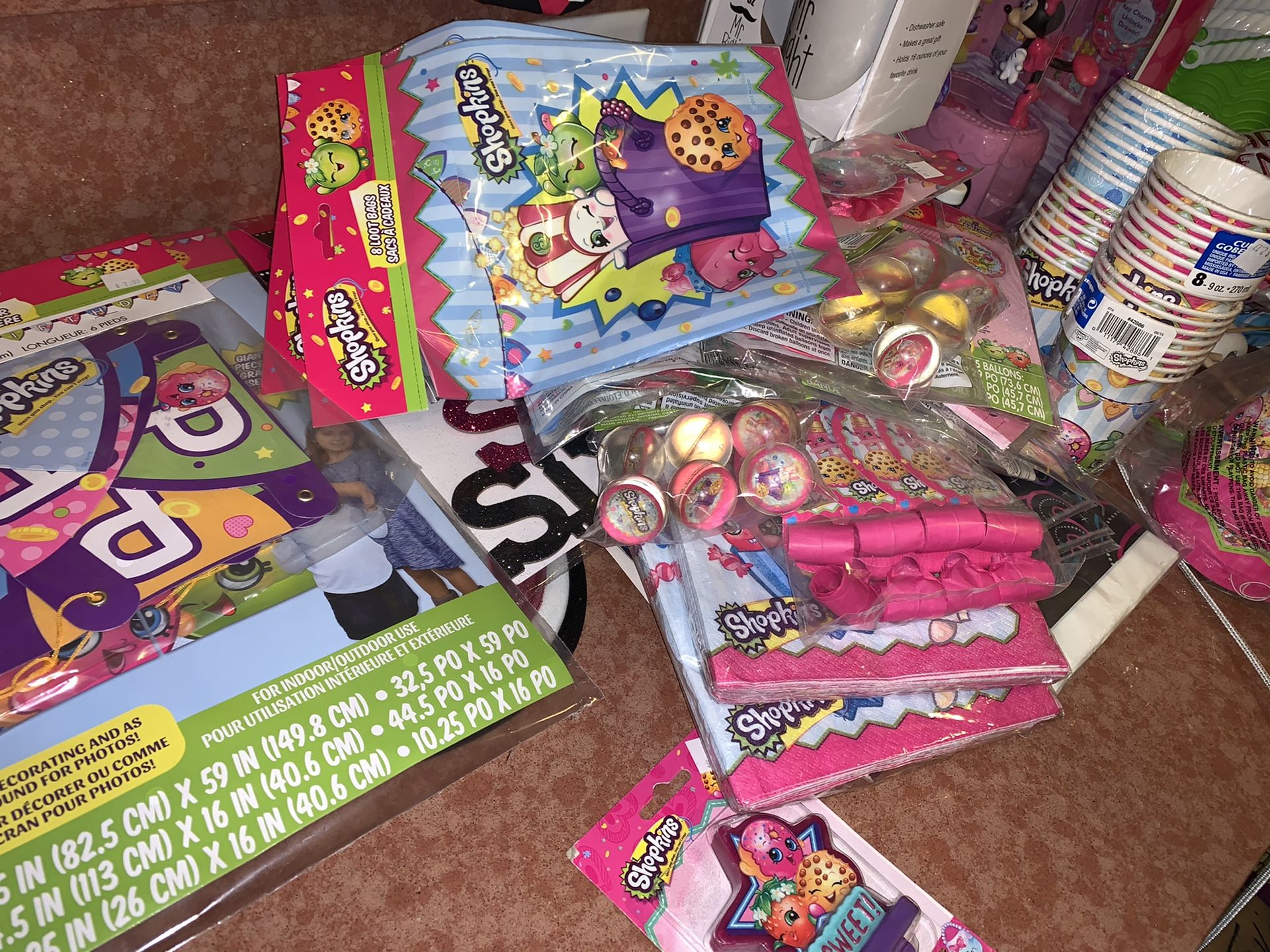 Shopkins party supplies