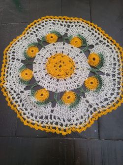 Crochet Round Table Mats