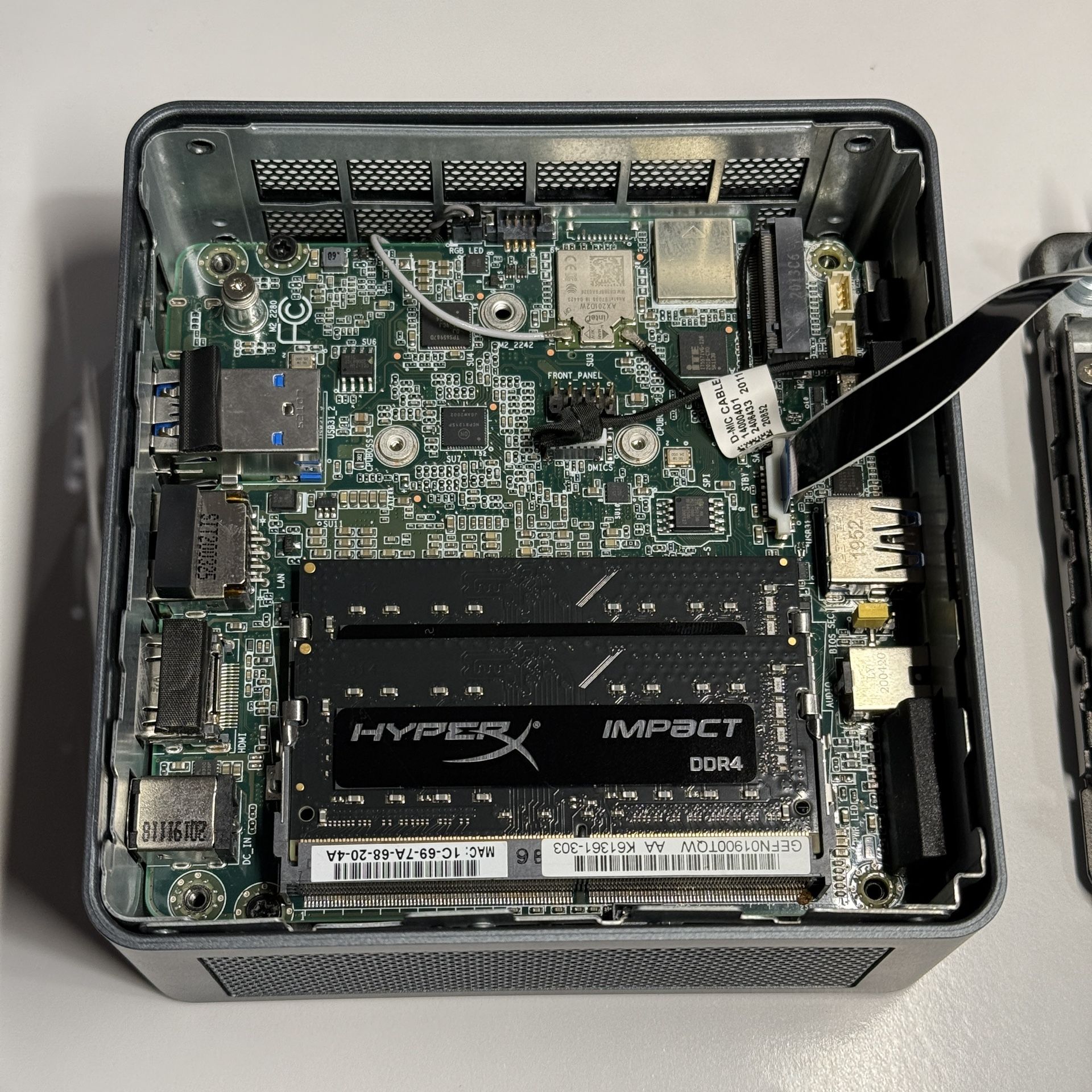 Intel Nuc 10th Gen i5 32gb RAM DDR4, No Storage