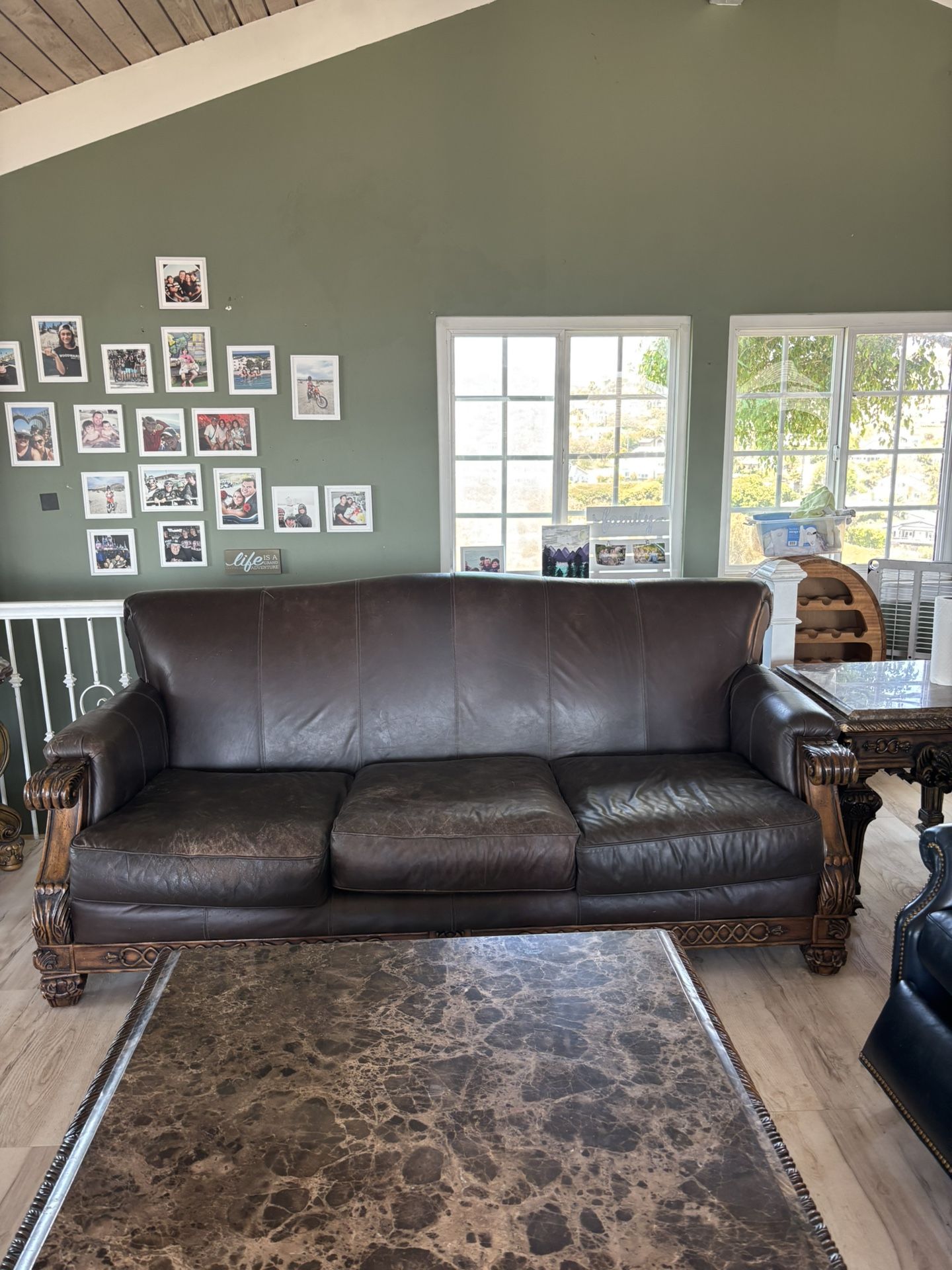 2 Brown Couches