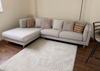 Gray sectional sofa(free delivery)