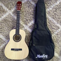 Guitar Monkey 36” Acoustic Guitar 3/4 Junior Classical