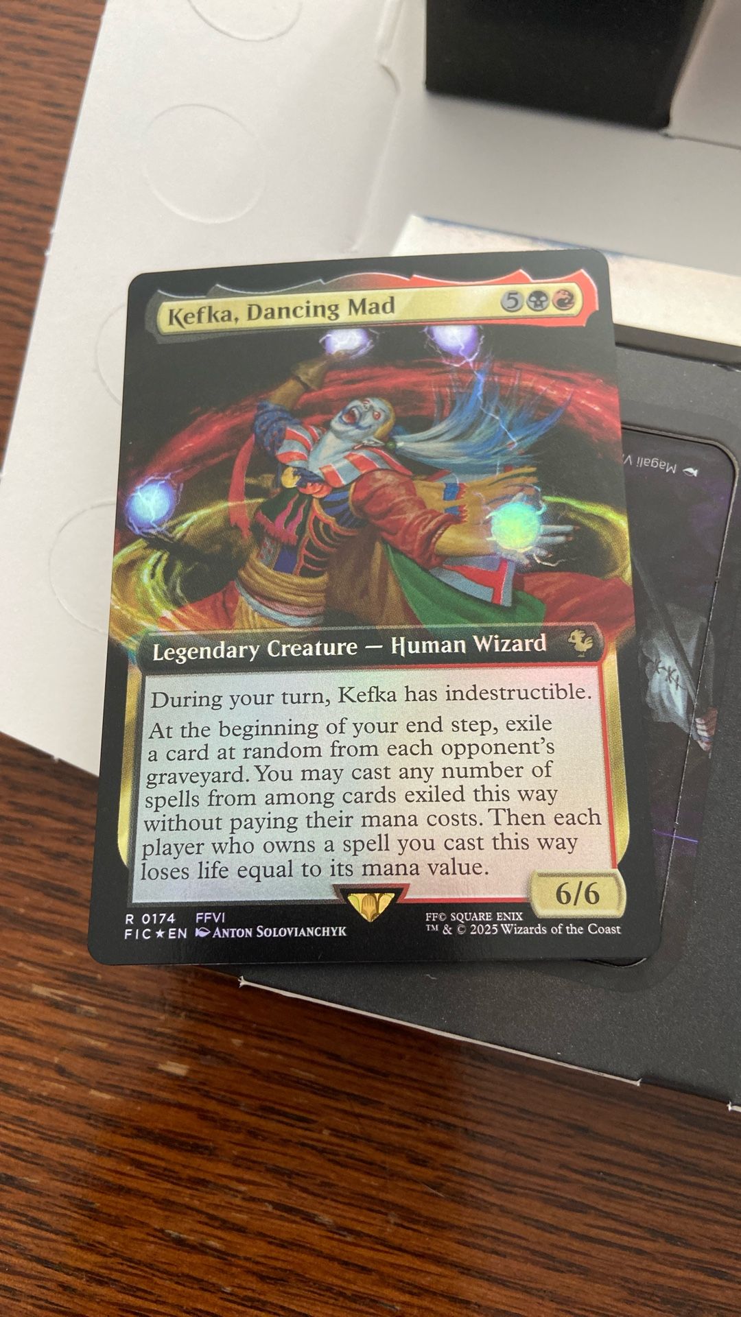 Magic The Gathering Final Fantasy Card- Kafka Dancing Mad