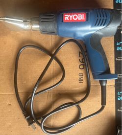 Ryobi Blue Corded Electric Heat Gun