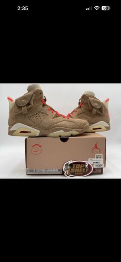 Jordan 6 Travis Scott British Khaki size 10.5