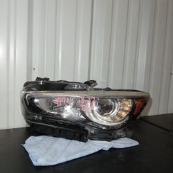 2018 2019 2020 2021 2022 Infiniti Q50 Headlight LED Lh Front  Left Driver Side Non Adaptive Oem