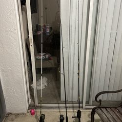 Three Fishing Poles For $25!