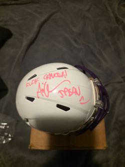 Ari lehman signed helmet from Jason