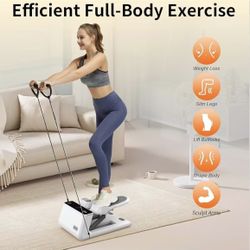 Stair Stepper Exercise, Weight Capacity 330 LBS, with LED Smart Display and Resistance Bands